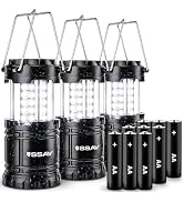 SSAV LED Camping Lantern, Emergency Lanterns for Power Outages & Hurricane Preparedness, Collapsi...