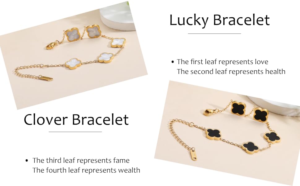 lucky clover bracelets