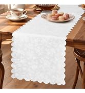 Smiry Rectangle Waterproof Heavy Duty Vinyl Table Runners 12 x 72 Inch | Wipeable Washable Table ...