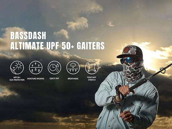 Camo cooling neck gaiter
