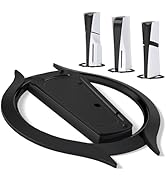 PlayVital Vertical Stand for ps5/Slim/Pro/Standard Console Disc & Digital, Space-Saving Holder Ba...