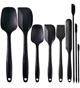 Silicone Spatula Set 9Pcs, Heat Resistant 572°F, Food-Grade Silicone, BPA-Free for Baking, Cookin...