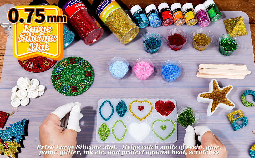0.75mm Large Clear Silicone Mat