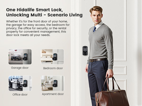 Keyless entry door lock