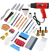 Leadrise 22 Pcs Vinyl Wrap Tool Window Tint Kit Car Glass Protective Film Wrapping Installation S...