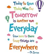 Amaonm Removable 3D Colorful Quotes Inspirational Words Lettering Wall Decals Motivational Wall S...