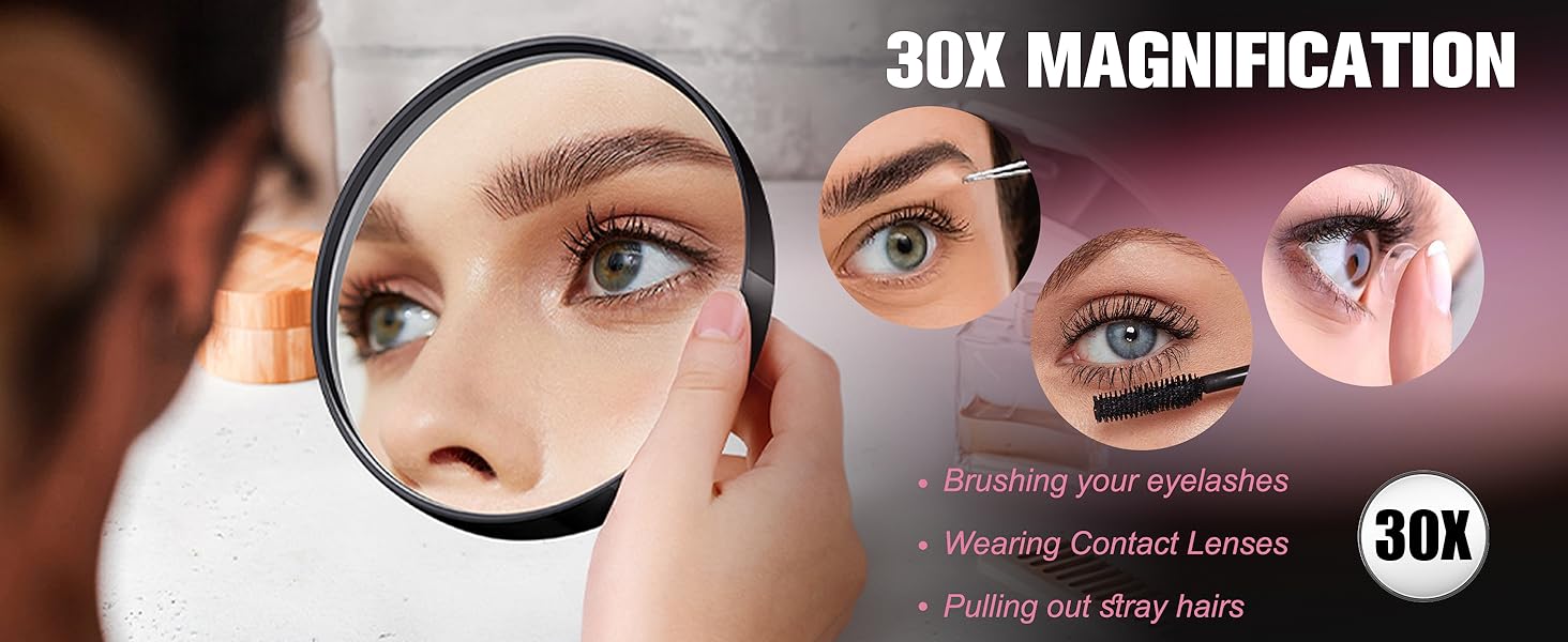 30x magnifying mirror
