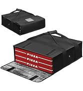 Boczif Pizza Bags - Insulated Pizza Warmer for Delivery, Reusable, 20x20x6