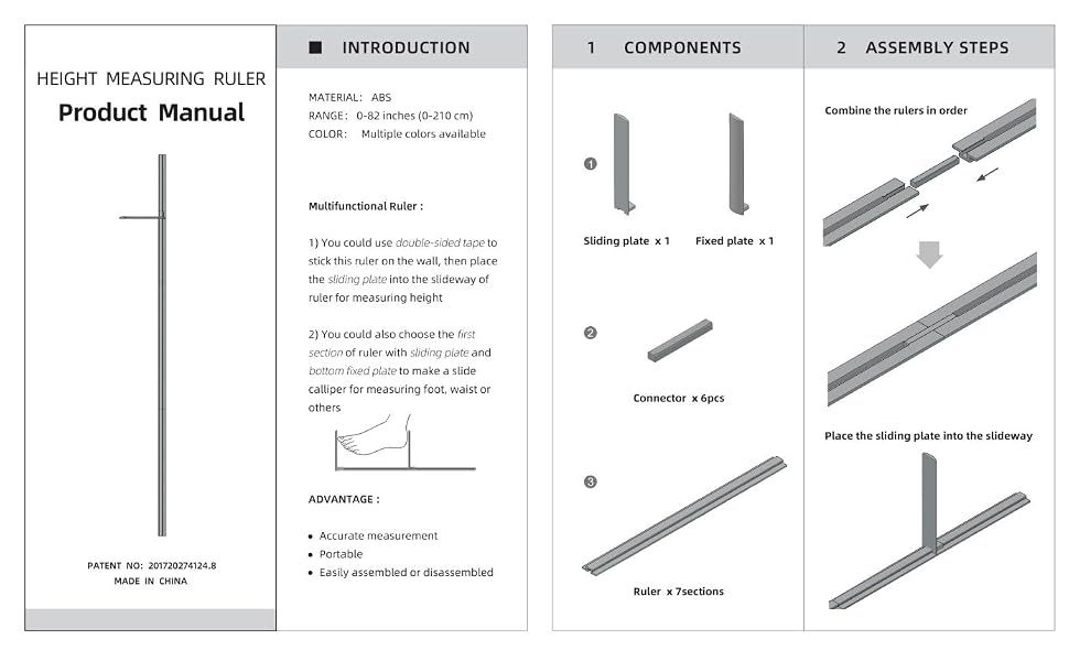 height measurement for wall