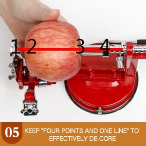 apple peeler and corer machine