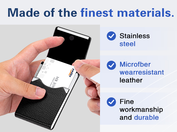 made of the finest materials