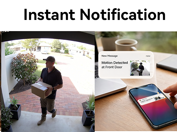 Instantly send notifications upon detecting content