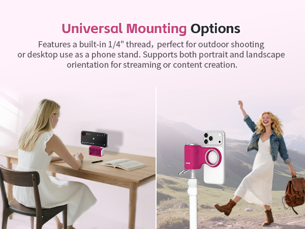 magnetic phone camera grip