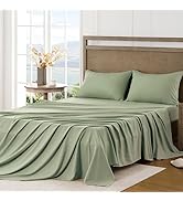 FreshCulture Queen Sheet Set - Ultra Soft Sheets for Queen Size Bed - Brushed Microfiber - Deep P...