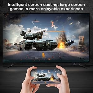 Wireless HDMI Dongle, Wireless Display Dongle Adapter, 4K Streaming Media Video Sound File