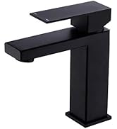 KES Black Bathroom Faucet Single Handle Type Bathroom Sink Faucet Stainless Steel Faucet Lavatory...
