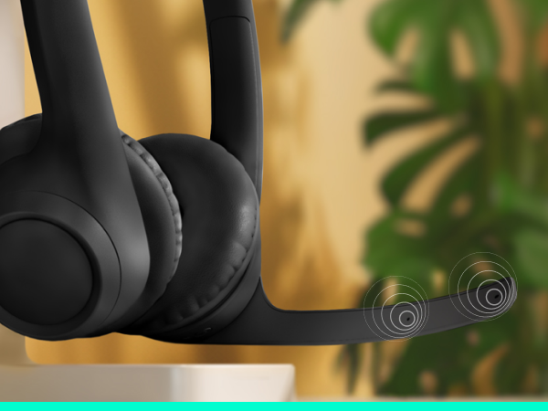 Logitech Zone 300 Wireless Bluetooth Headset With Noise-Canceling Microphone