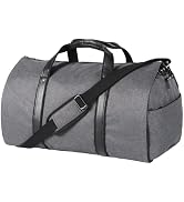 Zilink Convertible Garment Bag with Shoulder Strap Carry on Garment Duffel Bag Suit Bag Dress Bag...