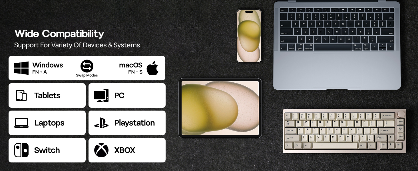 P65 Tri-Mode Wireless QMK/VIA Mechanical Keyboard