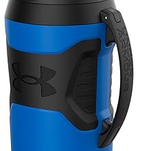 Ergonomic side handle provides more support when drinking and carrying