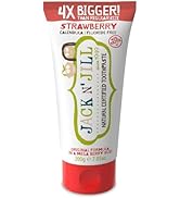 Jack N' Jill Mega Toothpaste 4x More - Natural Toddler Toothpaste for Baby, Kids & Infants 6 Mont...
