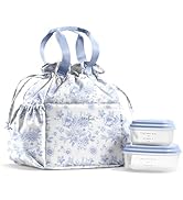 Fit & Fresh Lunch Bag For Women, Insulated Womens Lunch Bag For Work, Stain-Resistant Large Lunch...