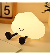 YISUN Cloud Night Light, Cute Silicone Nightlight for Baby Toddler, Rechargeable LED Nursery Lamp...