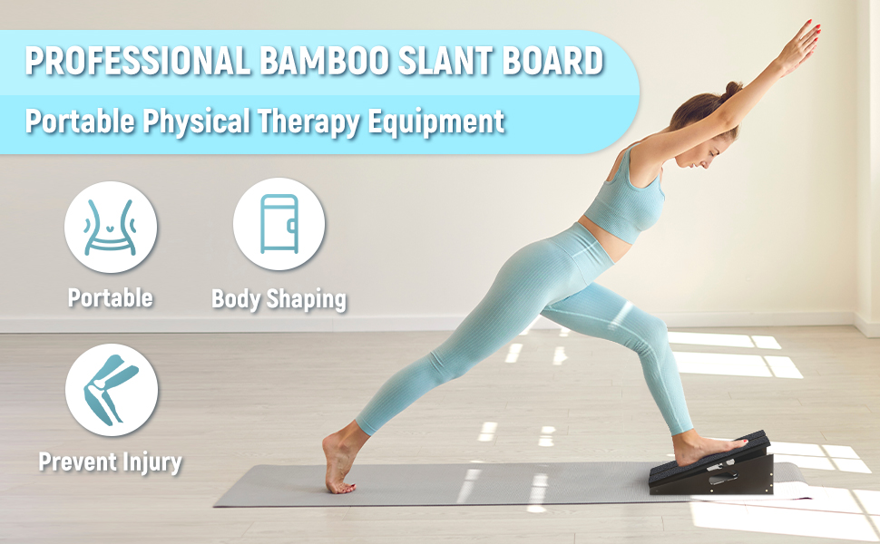 wood foot stretch board