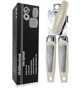 Safring Can Opener Manual, Handheld Strong Heavy Duty Stainless Steel Can Opener, Comfortable Han...