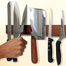 Magnetic Knife Holder Walnut