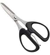 ALLEX Leather Scissors Professional Heavy Duty Sharp Japanese Stainless Steel, Leather Cutting Sc...