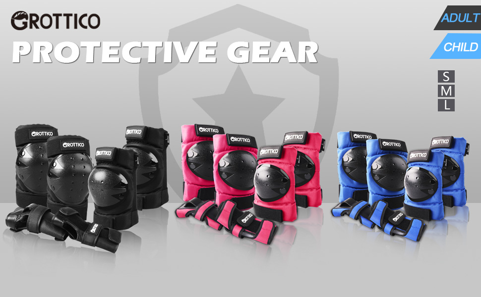adult kids protective gear set