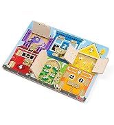 Melissa & Doug Latches Wooden Activity Board