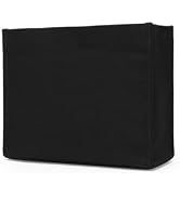 Pure color canvas cosmetic bag ins wind liner travel simple and portable multifunctional storage bag