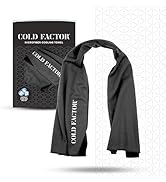 COLD FACTOR Instant Cooling Towel - Sports Cooling Towel with UPF 50+ and Reflective Protection -...