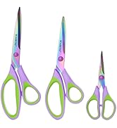 Scissors All Purpose, Sharp Titanium Blades Shears, Rubber Soft Grip Handle, Multipurpose scissor...