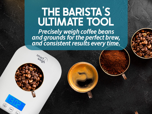 picture from coffee on the scale