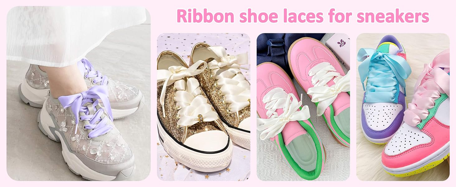 ribbon shoe laces for sneakers