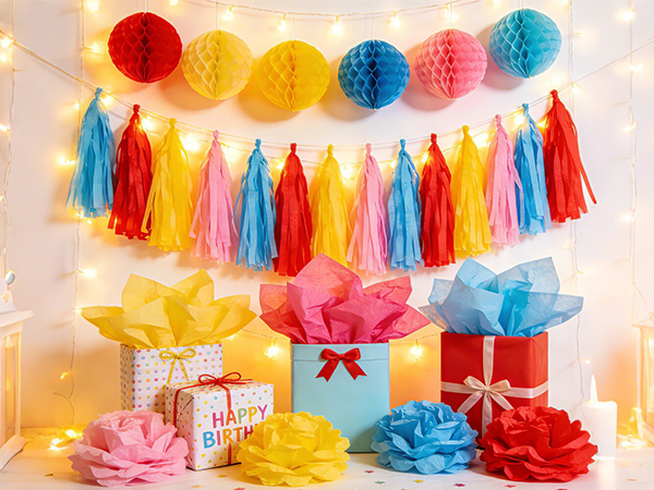 COLORFUL TISSUE PAPER