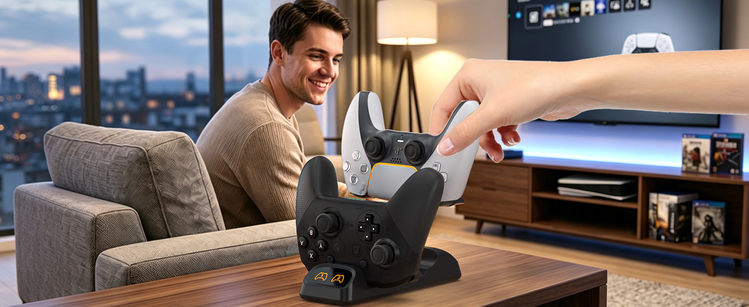 Controller Charger Dock for Switch 2 Pro