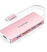 LENTION USB C Hub with 4K HDMI, 3 USB 3.0, SD/Micro SD Card Reader Compatible 2023-2016 MacBook P...