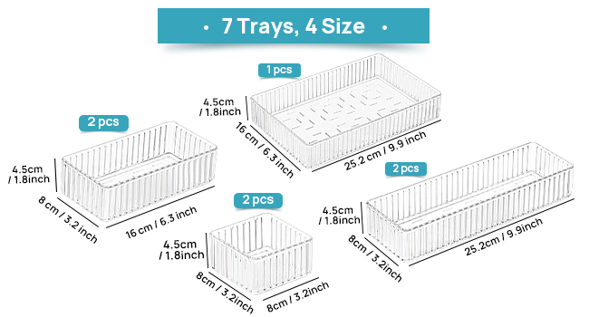 drawer organizer bins