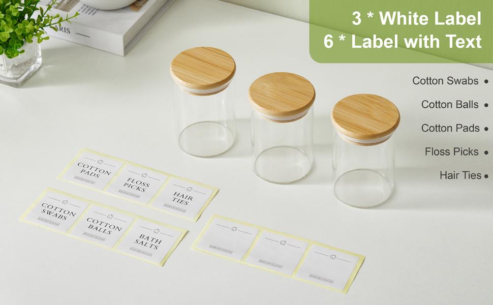 INIUNIK Apothecary Jars with Lids