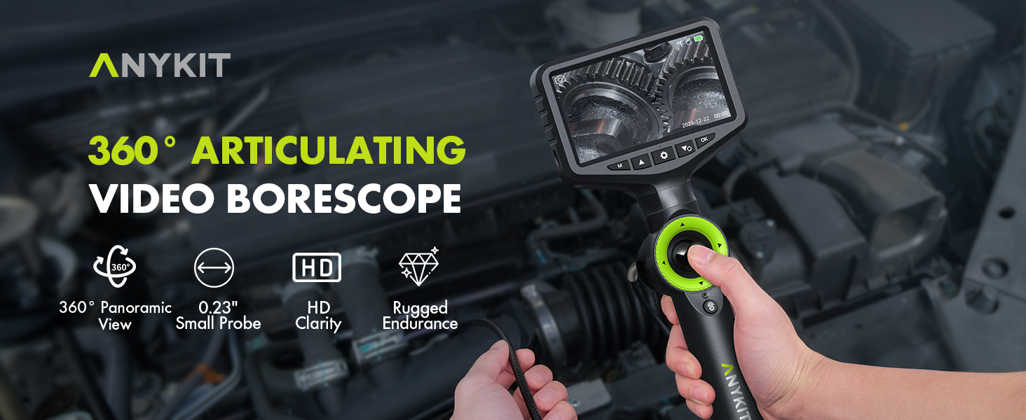 360 articulate borescope