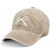 Nymmoata Womens Baseball Caps Bow-Tie: Washed Distressed Baseball Cap Twill - Men Womens Trucker ...