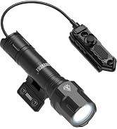 Feyachi Rifle Light 1200LM 22500Candela WL25 Tactical AR Flashlight LED Outdoor Light with Pressu...