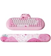 YUNZII Keyboard Wrist Rest, Ergonomic Keyboard Mouse Wrist Support for Typing Pain Relief, Wrist ...