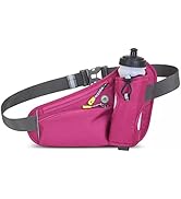 HOTEMIA Fanny Pack with Water Bottle Holder, Hydration Running Belt for Men Women Adjustable Stra...