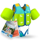 Kids Pool Floaties 1-2-3-5-7-9 Years Old, Toddler Swim Vest 20-30-50-70 Pounds, Comfortable Exten...