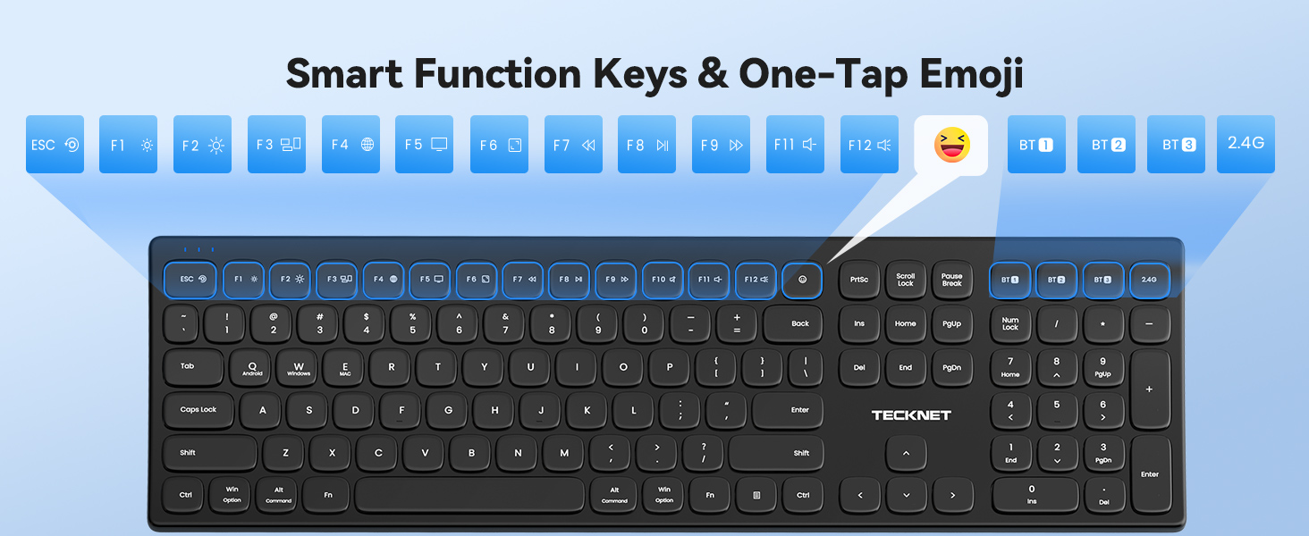 12 Multimedia Keys